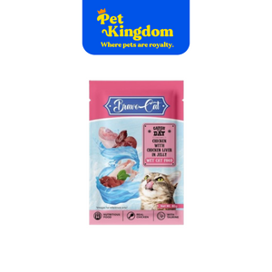 BRAVOCAT CHICKEN WITH CHICKEN LIVER IN JELLY 80G