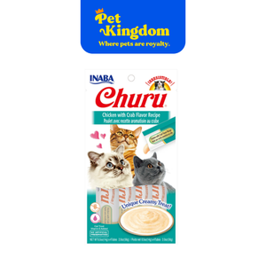 USA609A - INABA CHURU CHICKEN WITH CRAB FLAVOR RECIPE 14GX4