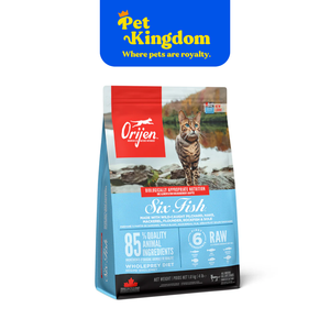 ORIJEN SIX FISH DRY CAT FOOD 1.8KG
