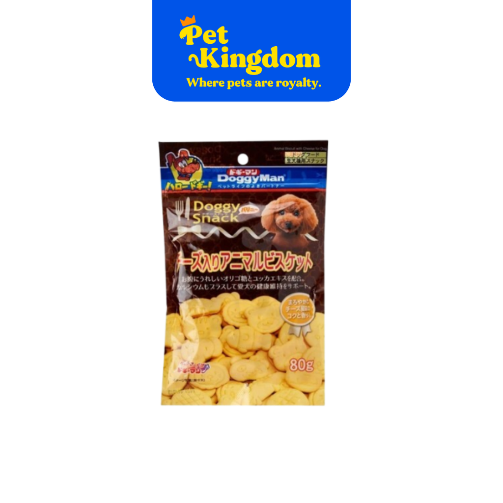 DOGGYMAN DSV ANIMAL BISUIT W/ CHEESE 80G