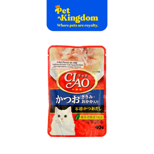 IC204 - CIAO TUNA (KATSUO) & CHICKEN FILLET TOPPING DRIED BONITO 40G