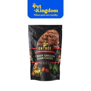 ENTREE: GOURMET DOG TREATS GREEK GRILLED LAMB CHOPS 70G