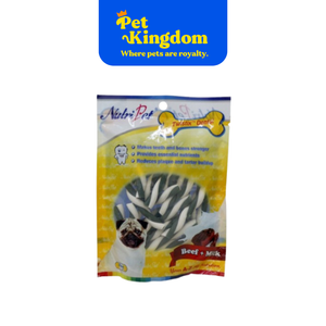 NUTRIPET TWISTIX MINI BEEF & MILK 180G