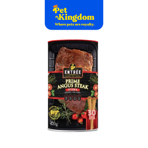Entree Biggie Sticks Dog Treats Prime Angus Steak 420g