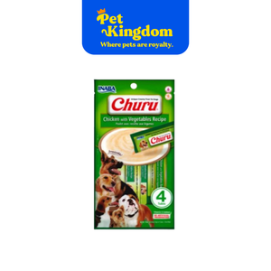 USD615 - INABA DOG CHURU CHICKEN WITH VEGETABLES RECIPE 14GX4