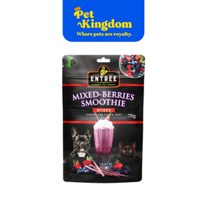 ENTREE GOURMET PET TREATS MIXED-BERRIES SMOOTHIE STICKS 70G